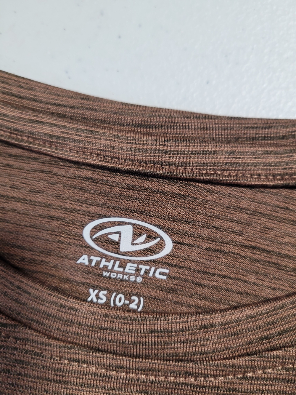 Athletic Works Brown Long Sleeve Women's Top - Picture 2 of 3